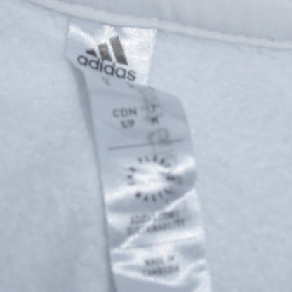 Mens UK Size M adidas White Pullover Hoodie