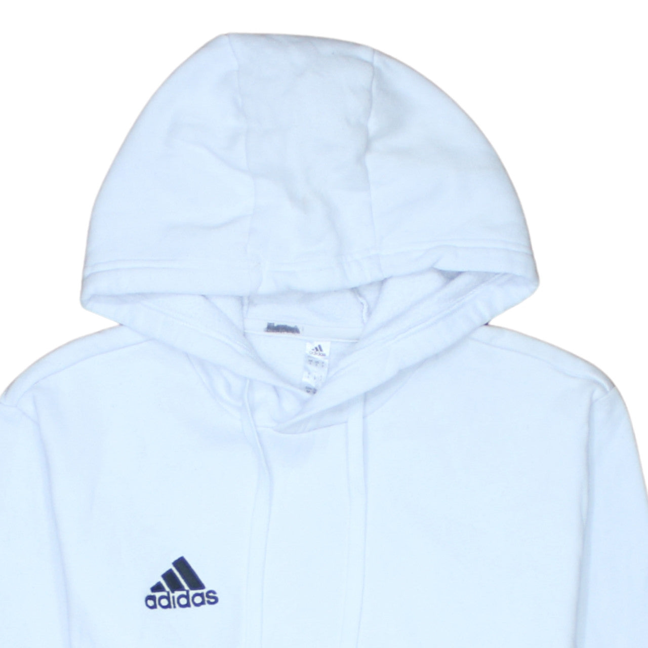 Mens UK Size M adidas White Pullover Hoodie