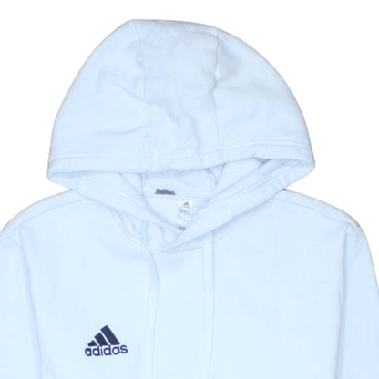 Mens UK Size M adidas White Pullover Hoodie