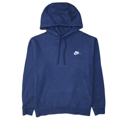 Mens UK Size L Nike Blue Pullover Hoodie
