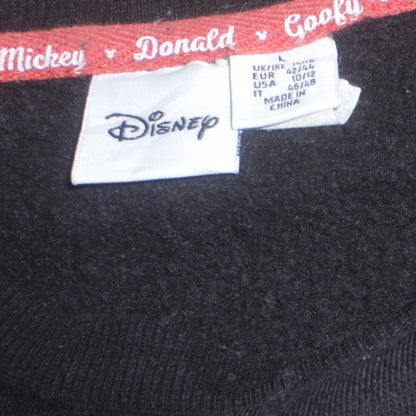 Womens UK Size L Disney Black Pullover Sweatshirt