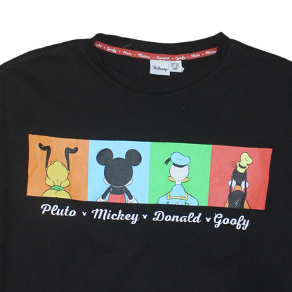 Womens UK Size L Disney Black Pullover Sweatshirt