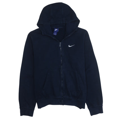 Mens UK Size L Nike Blue Full Zip Hoodie