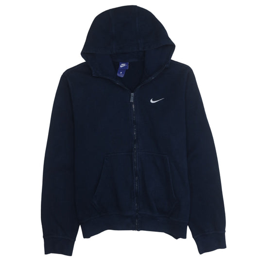 Mens UK Size L Nike Blue Full Zip Hoodie