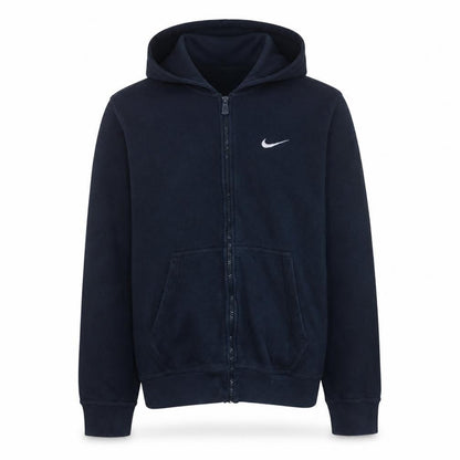 Mens UK Size L Nike Blue Full Zip Hoodie