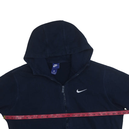 Mens UK Size L Nike Blue Full Zip Hoodie