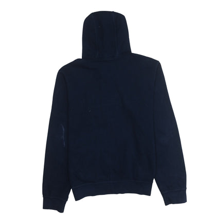 Mens UK Size L Nike Blue Full Zip Hoodie