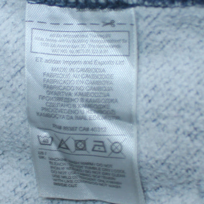 Mens UK Size L Nike Blue Full Zip Hoodie