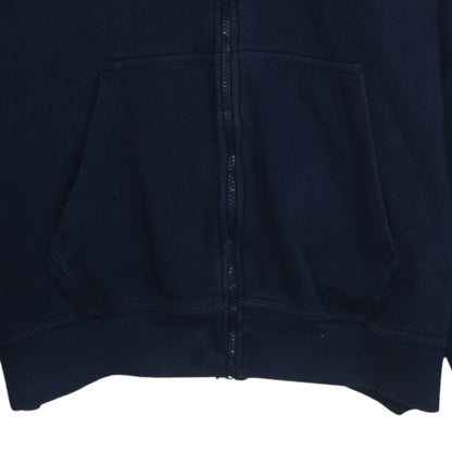 Mens UK Size L Nike Blue Full Zip Hoodie