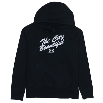 Womens UK Size S Under armour Black Pullover Hoodie