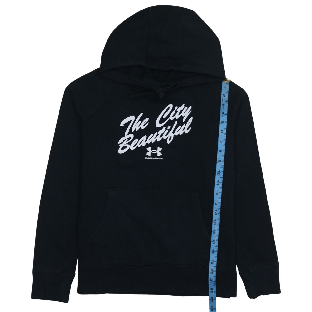 Womens UK Size S Under armour Black Pullover Hoodie