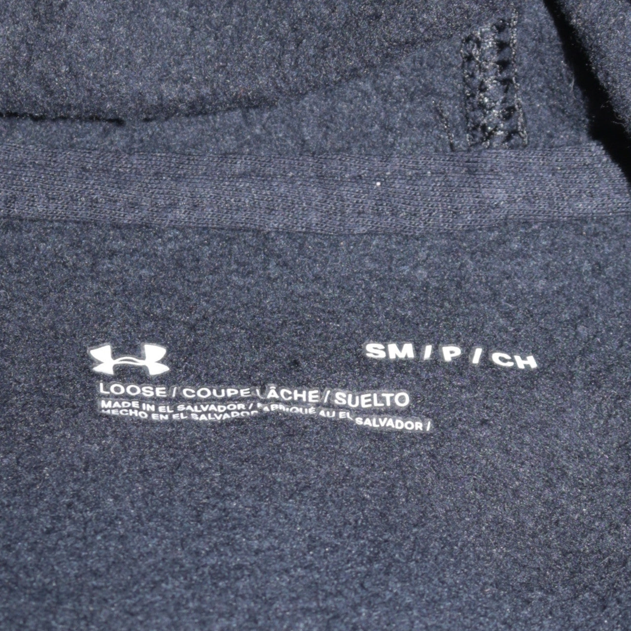Womens UK Size S Under armour Black Pullover Hoodie