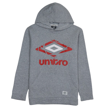 Mens UK Size S Umbro Grey Pullover Hoodie