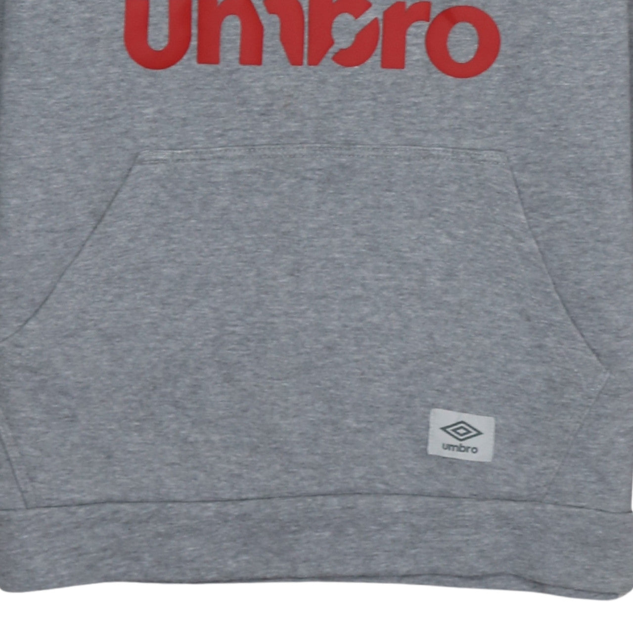 Mens UK Size S Umbro Grey Pullover Hoodie
