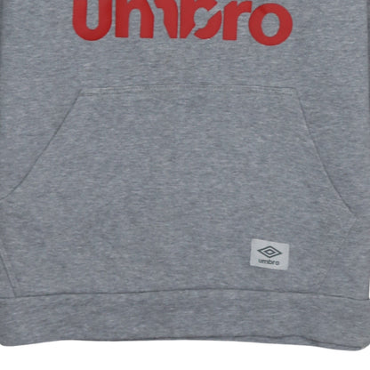 Mens UK Size S Umbro Grey Pullover Hoodie