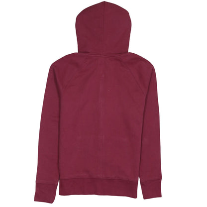 Womens UK Size XS Gap Red Full Zip Hoodie