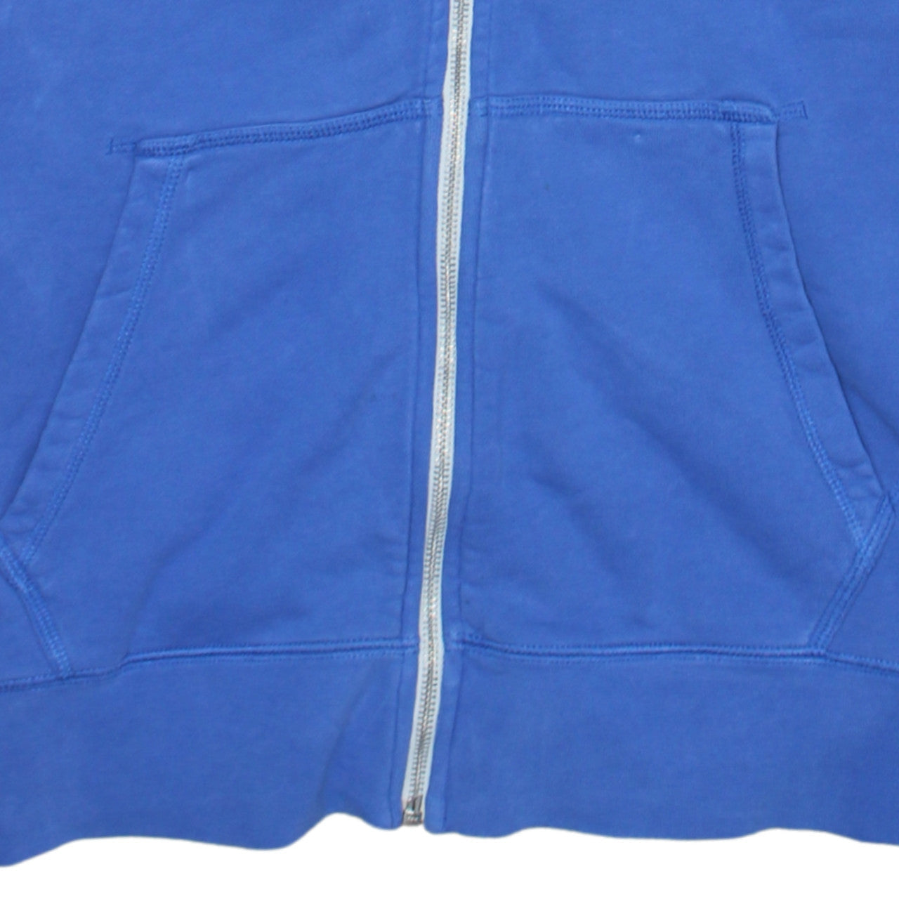 Mens UK Size L Nike Blue Full Zip Hoodie