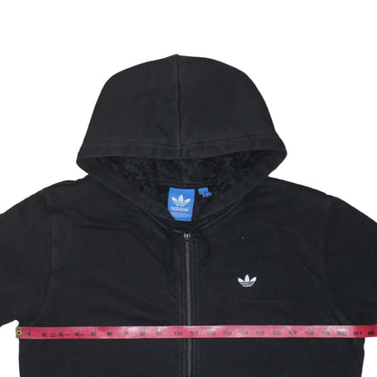 Mens UK Size M adidas Black Full Zip Hoodie