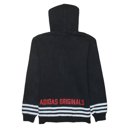 Mens UK Size M adidas Black Full Zip Hoodie