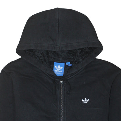 Mens UK Size M adidas Black Full Zip Hoodie