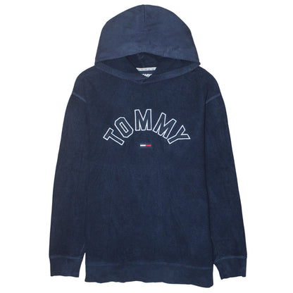 Mens UK Size XL Tommy Jeans Blue Pullover Hoodie
