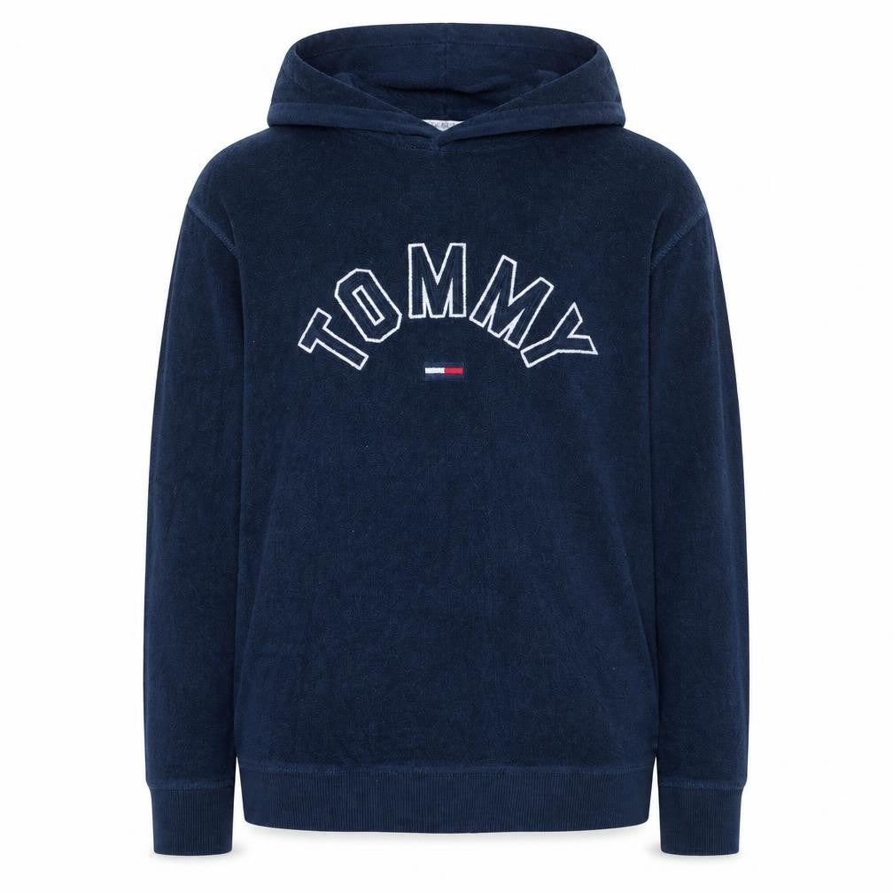 Mens UK Size XL Tommy Jeans Blue Pullover Hoodie