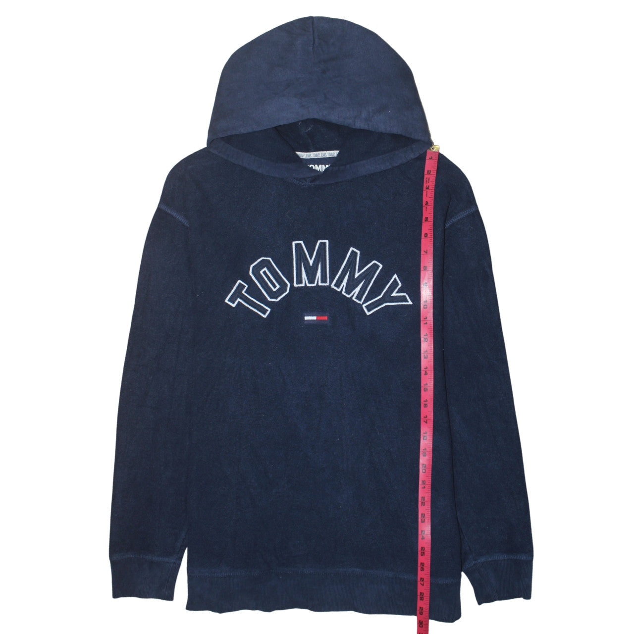 Mens UK Size XL Tommy Jeans Blue Pullover Hoodie