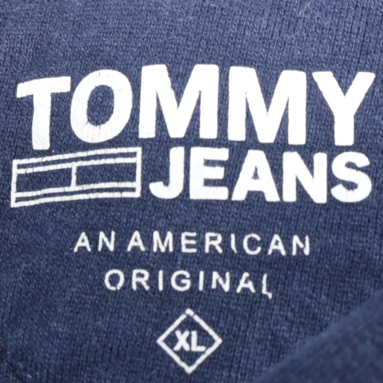 Mens UK Size XL Tommy Jeans Blue Pullover Hoodie
