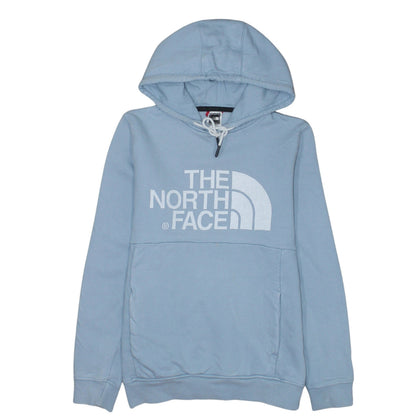 Womens UK Size XS The North Face Blue Pullover Hoodie