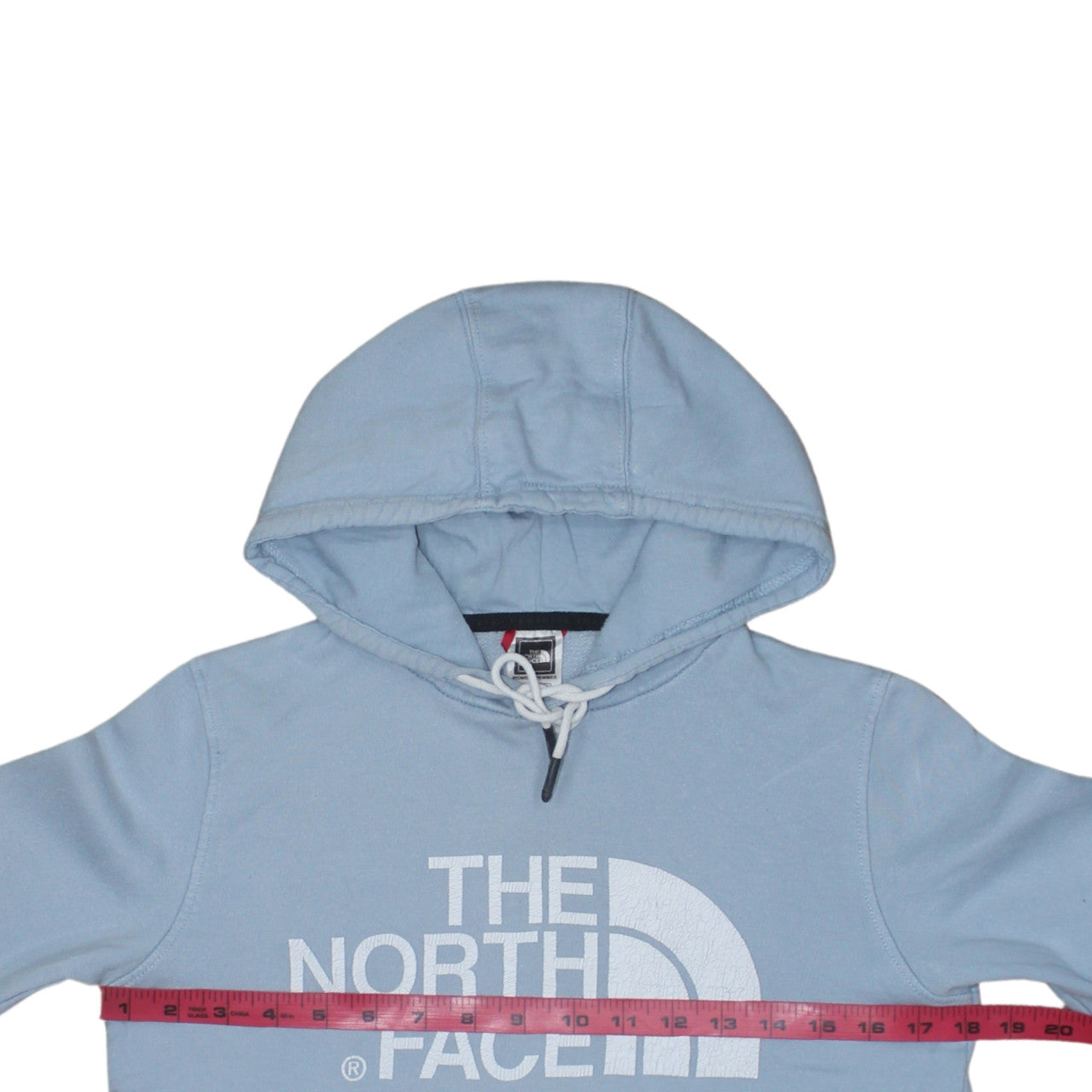 Womens UK Size XS The North Face Blue Pullover Hoodie