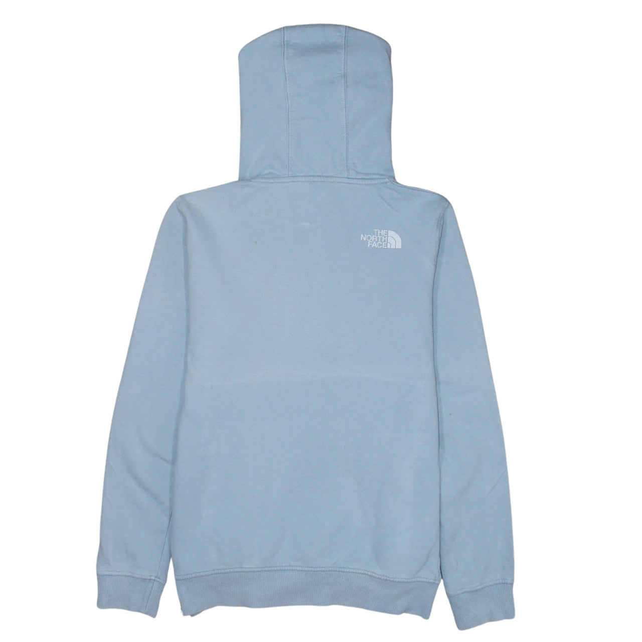Womens UK Size XS The North Face Blue Pullover Hoodie