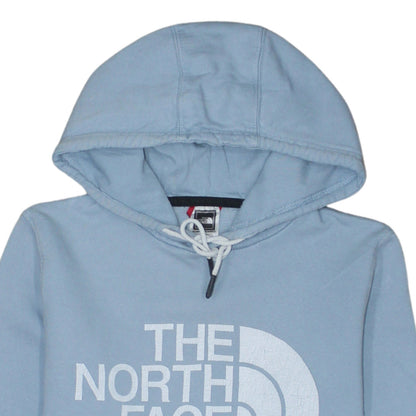 Womens UK Size XS The North Face Blue Pullover Hoodie