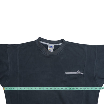Mens UK Size L adidas Blue Pullover Sweatshirt