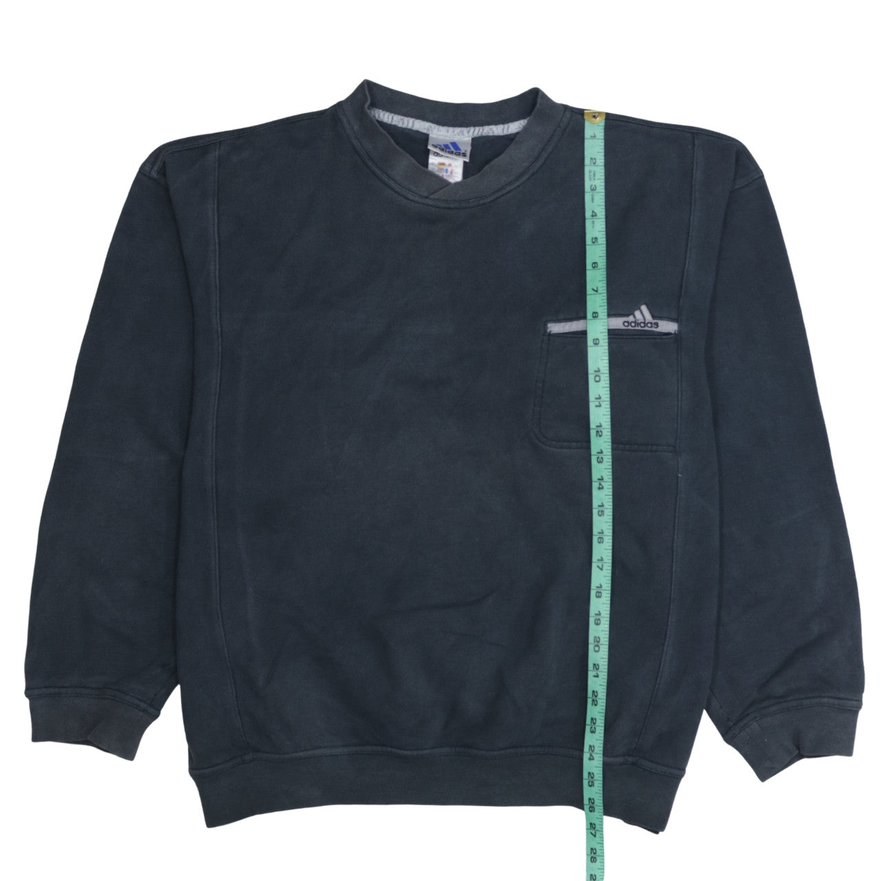 Mens UK Size L adidas Blue Pullover Sweatshirt