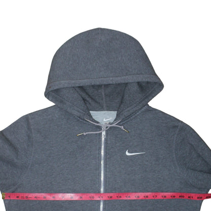 Mens UK Size S Nike Grey Full Zip Hoodie