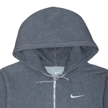 Mens UK Size S Nike Grey Full Zip Hoodie
