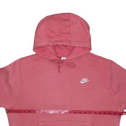 Womens UK Size M Nike Pink Pullover Hoodie