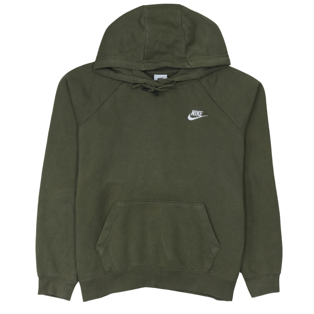 Mens UK Size M Nike Green Pullover Hoodie