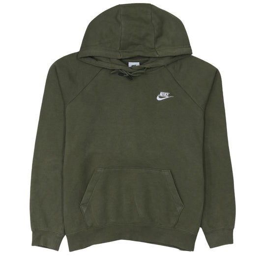 Mens UK Size M Nike Green Pullover Hoodie
