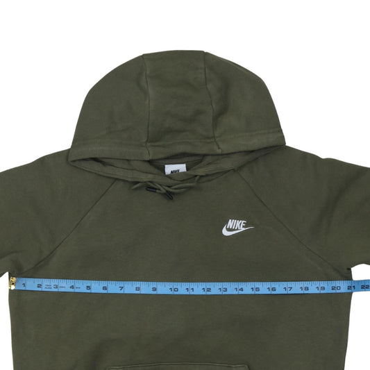 Mens UK Size M Nike Green Pullover Hoodie