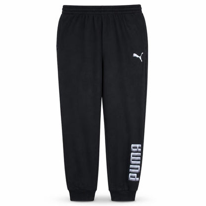 Mens UK Size L PUMA Regular Fit Jogger Black Trousers