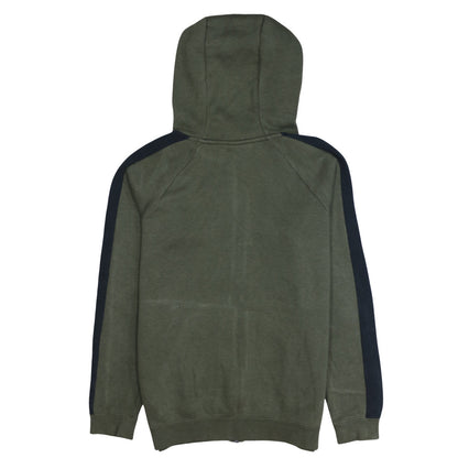 Mens UK Size S Nike Green Full Zip Hoodie