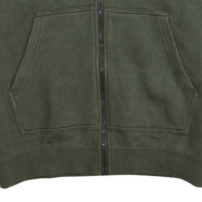 Mens UK Size S Nike Green Full Zip Hoodie