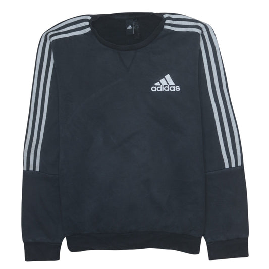 Mens UK Size L adidas Black Pullover Sweatshirt