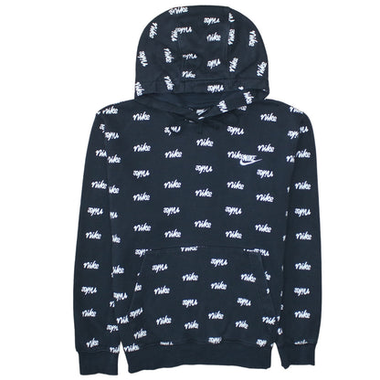 Womens UK Size S Nike Black Pullover Hoodie