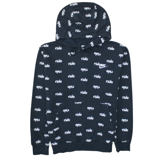 Womens UK Size S Nike Black Pullover Hoodie