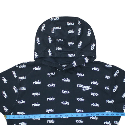 Womens UK Size S Nike Black Pullover Hoodie