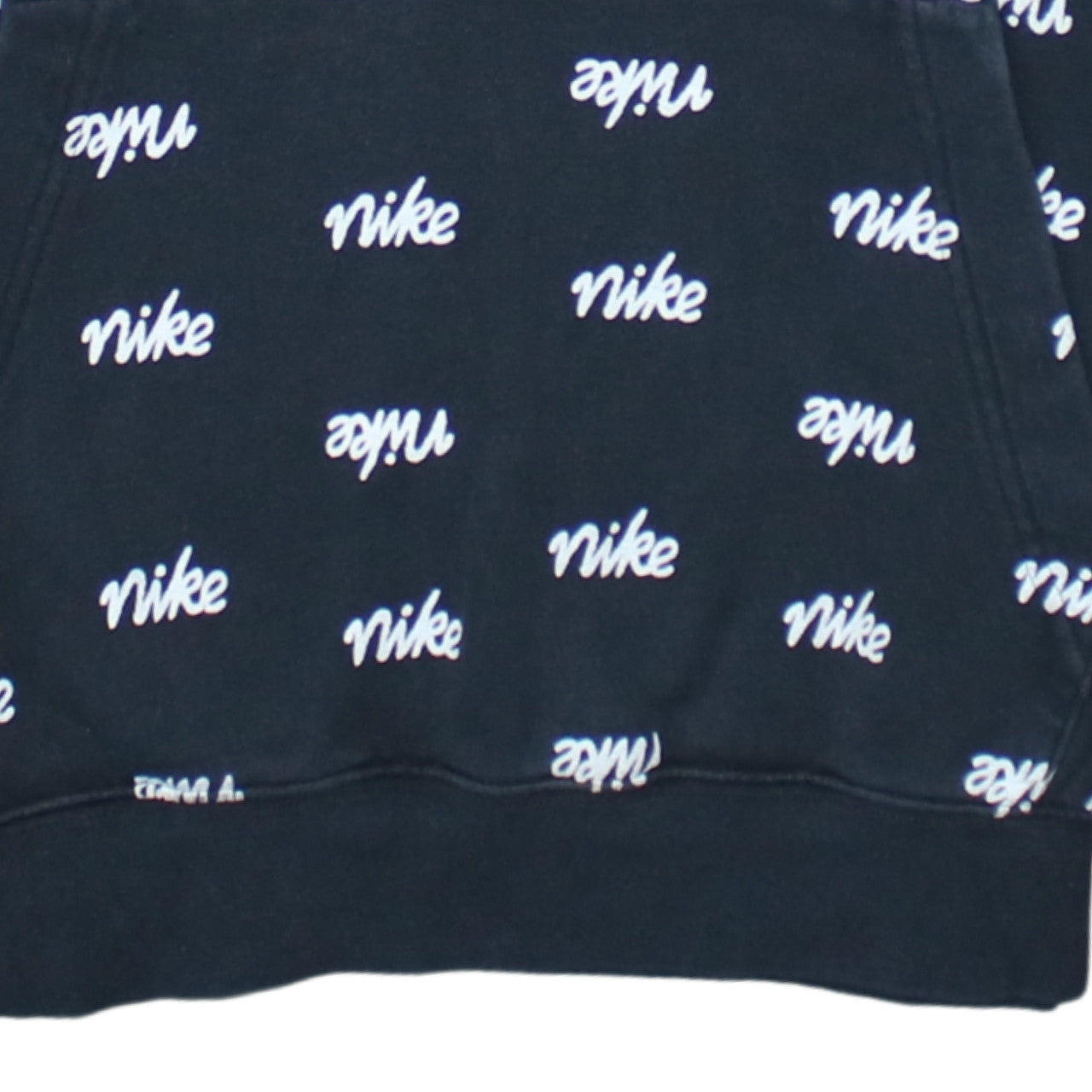 Womens UK Size S Nike Black Pullover Hoodie