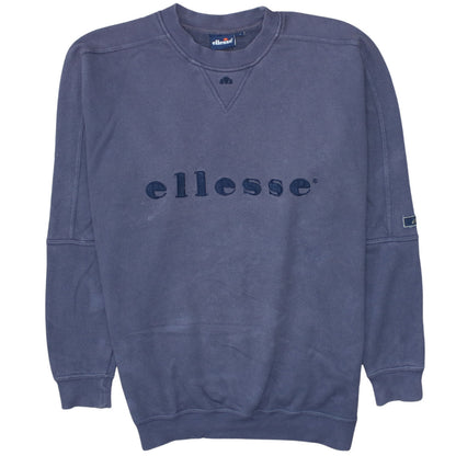 Mens UK Size S ellesse Blue Pullover Sweatshirt