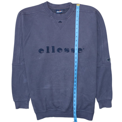 Mens UK Size S ellesse Blue Pullover Sweatshirt